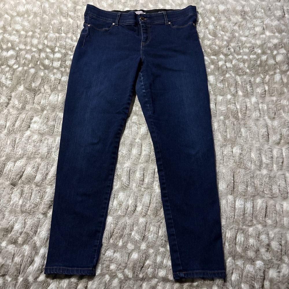 Juicy Couture Women's Skinny Jeans Size 12 Dark Wash Stretch Denim